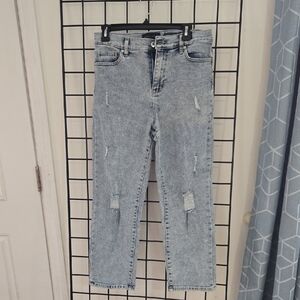 Kendall & Kylie Blue Ankle Cropped Jeans